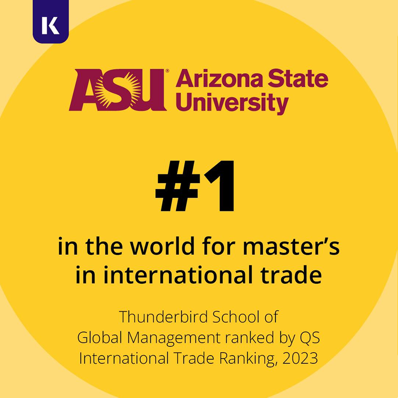 国際貿易の修士課程で世界第1位