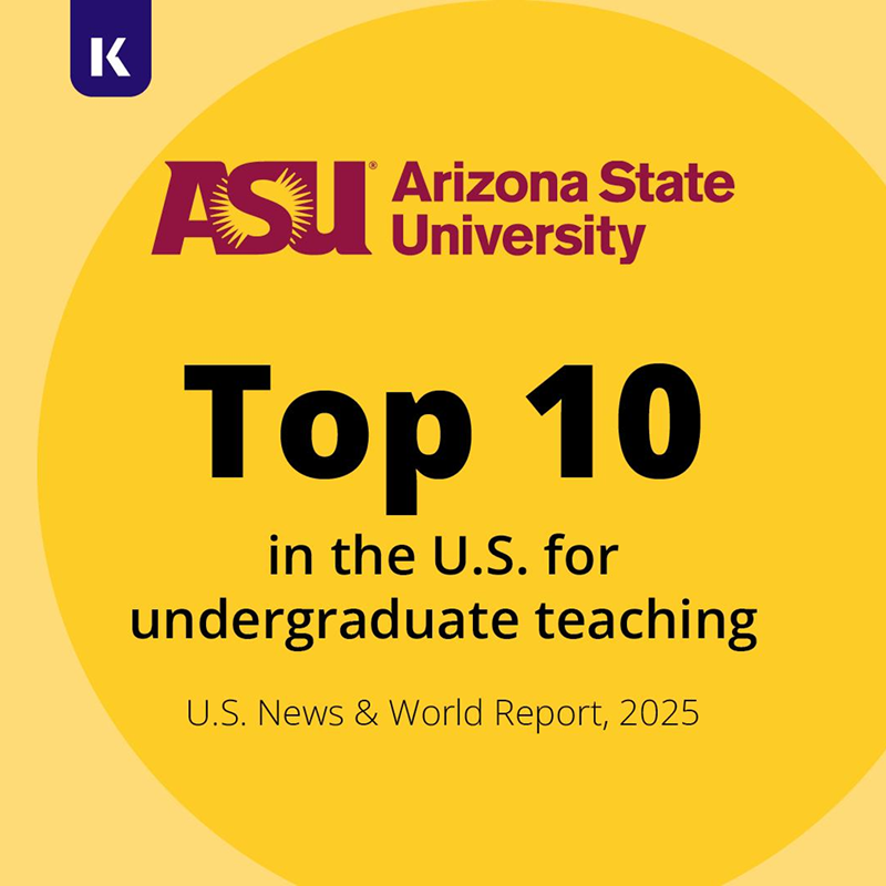 米国の学部教育においてTOP10にランクイン